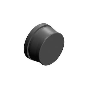 Snap-in liquid-tight grommet for sealing cable entry points in industrial enclosures to protect against dust and moisture.