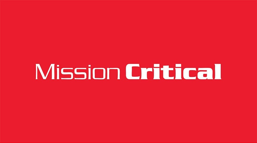 Text logo reading 'Mission Critical' on a red background.