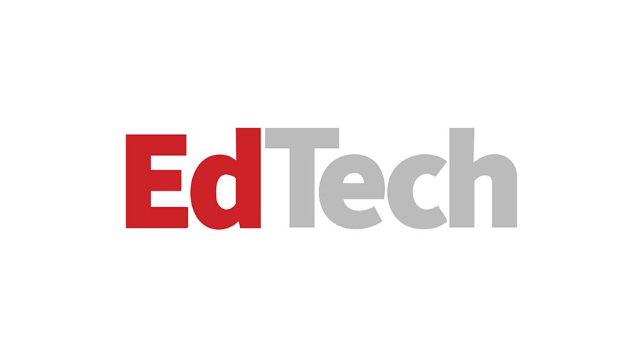 EdTech logo with red and gray text.